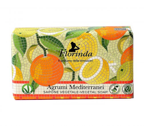 Florinda Итальянская мозаика Мыло Средиземноморские цитрусы 200гр