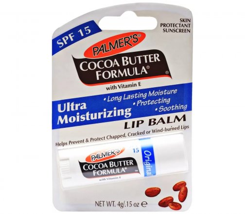 Palmer's Cocoa Butter Formula Бальзам увлажняющий для губ с маслом Какао и Витамином E SPF15 4гр