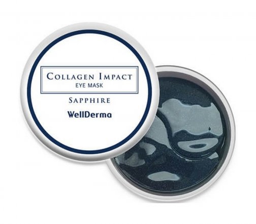 WellDerma Collagen Impact Патчи увлажняющие для кожи вокруг глаз с морским коллагеном 100гр