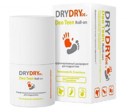 Dry Dry De Deo Teen(Де Део Тин) Дезодорант-ролик парфюмированный для подростков 50мл