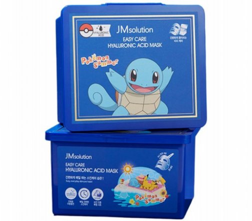 JMSolution Easy Care Hyaluronic Acid Pokemon Summer Маска для лица тканевая увлажняющая с гиалуро