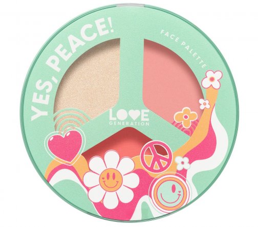 Love Generation Палетка для макияжа лица Yes, Peace!