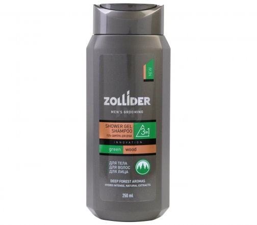 Zollider Green Wood 3в1 Гель-шампунь для душа 250мл