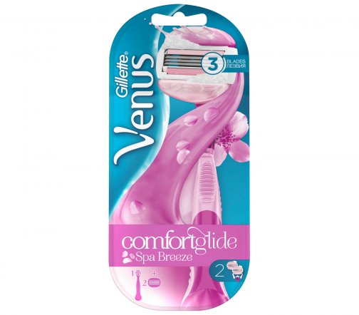 Gillette Venus Spa Breeze ComfortGlide Станок бритвенный с 2 сменными кассетами