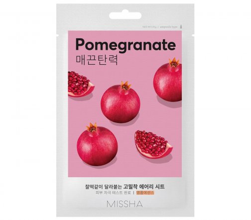 Missha Airy Fit Маска тканевая для упругости кожи лица с экстрактом граната 19гр