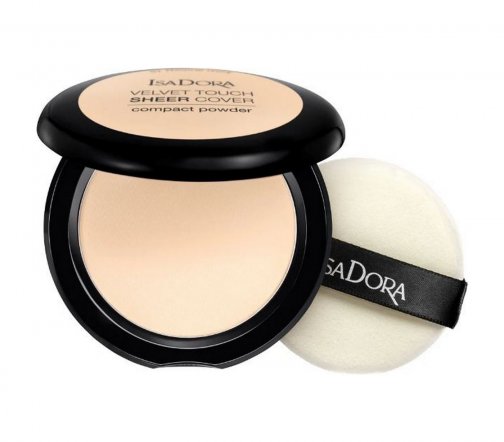 IsaDora Пудра компактная Velvet Touch Sheer Cover 40 Fair Porcelain