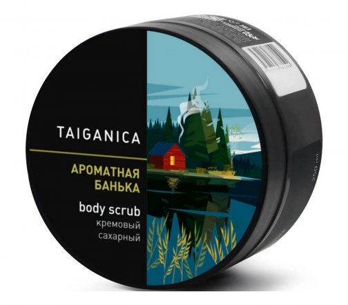 Taiganica Скраб сахарный для тела Ароматная банька 250гр