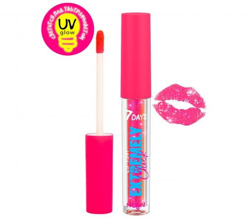 7Days Тинт для губ светящийся Neon Extremely Chick