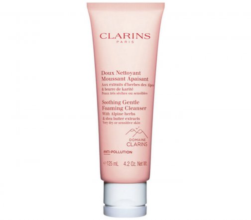 Clarins Doux Крем очищающий пенящийся для чувствительной кожи 125мл