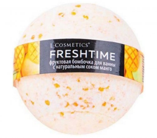 L'Cosmetics Fresh Time Бомбочка фруктовая для ванны Манго 160гр