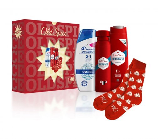 Old Spice Набор Гель для душа 250мл+Дезодорант-спрей 150мл+Head&Shoulders Шампунь 200мл+Носки