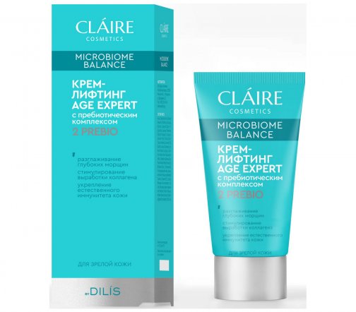 Claire Cosmetics Microbiome Balance Крем-лифтинг для зрелой кожи лица Age Expert 50мл