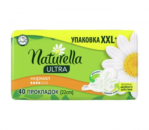 Naturella Прокладки гигиенические Ultra Camomile Normal Quatro 40шт