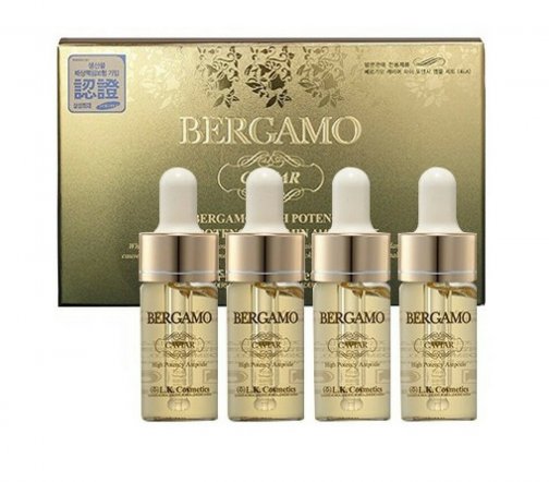 Bergamo Luxury Gold Сыворотка ампульная с с экстрактом икры 4*13мл