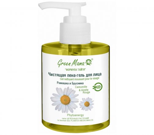 Green Mama Формула Тайги Пена-гель чистящая для лица 100мл