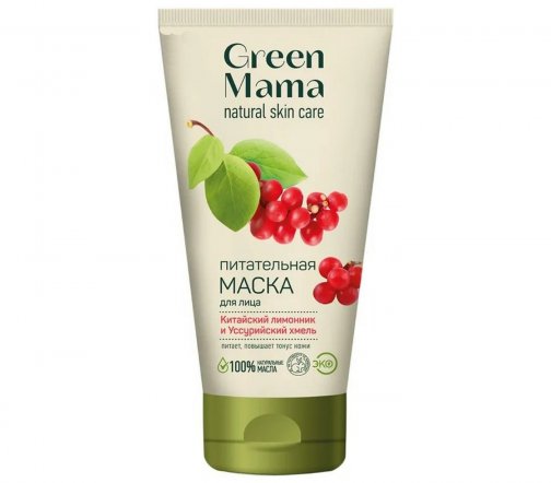 Green Mama Формула Тайги Маска питательная для лица Китайский лимонник и уссурийский хмель 170мл