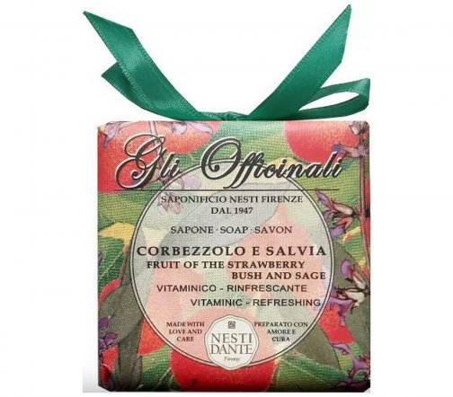 Nesti Dante Gli Officinali Мыло Клубника и Шалфей 200гр