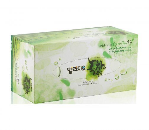 Monalisa Салфетки двухслойные для лица Bellagio Green Tea 210шт