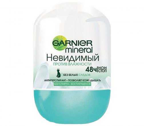 Garnier Body Mineral Дезодорант-ролик Невидимый Против влажности 48ч 50мл