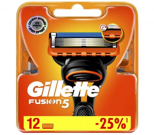 Gillette Fusion5 Кассета сменная 12шт