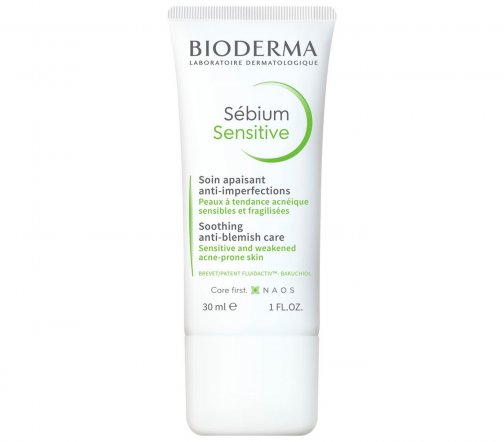 Bioderma Sebium Sensitive (Себиум Сенситив) Крем увлажняющий для проблемной кожи 30мл