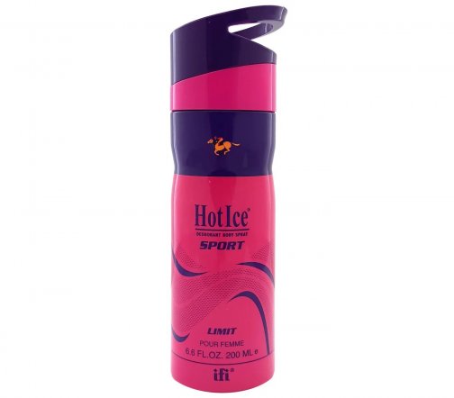 Hot Ice Sport Limit Pour Femme Дезодорант-спрей парфюмированный женский 200мл