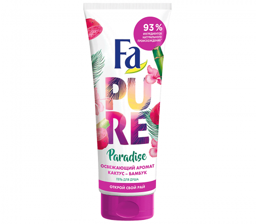 Schwarzkopf Fa Гель для душа Pure Paradise кактус-бамбук 200мл