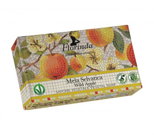 Florinda Итальянская мозаика Мыло Дикое яблоко 200гр