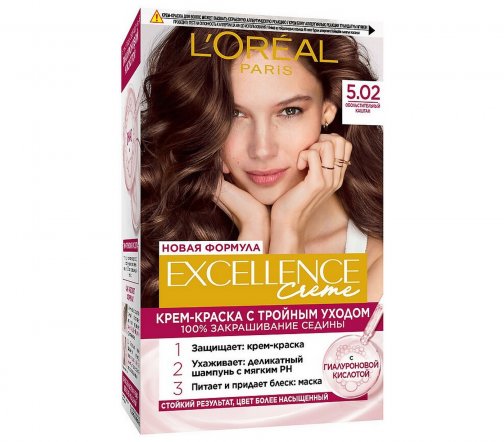 L'Oreal Paris Excellence Краска для волос 5.02 Обольстительный каштан