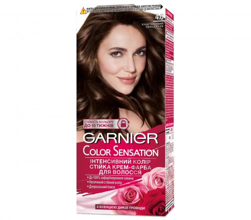 Garnier Color Sensation Роскошь цвета Крем-краска для волос 4.0 Королевский оникс