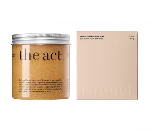 The Act Скраб сахарный для тела с комплексом масел 280гр