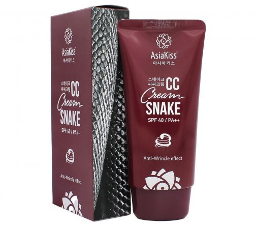 AsiaKiss Snake Крем-CC с пептидом змеинного яда 60мл