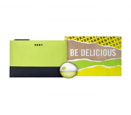 DKNY Be Delicious Набор Парфюмерная вода 30мл+Косметичка