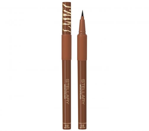 Stellary Подводка для глаз с аппликатором-кистью Wild Eyeliner Brown