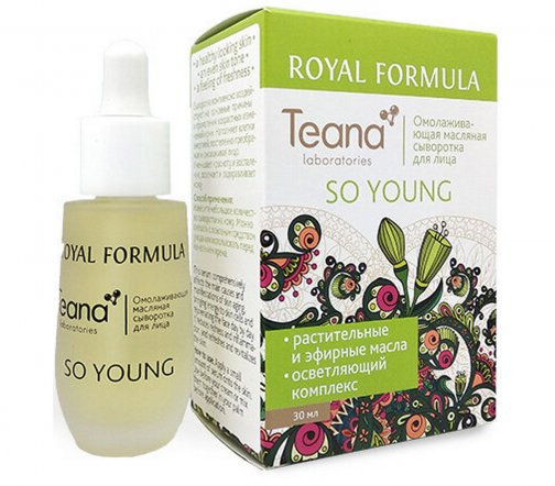 Teana Royal Formula Сыворотка для лица So Young омолаживающая 30мл