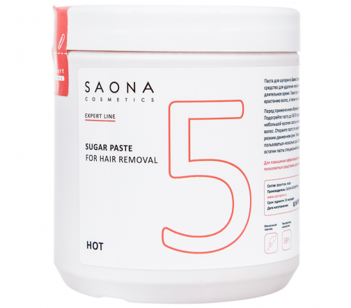 Saona Cosmetics Паста для шугаринга 5 Плотная