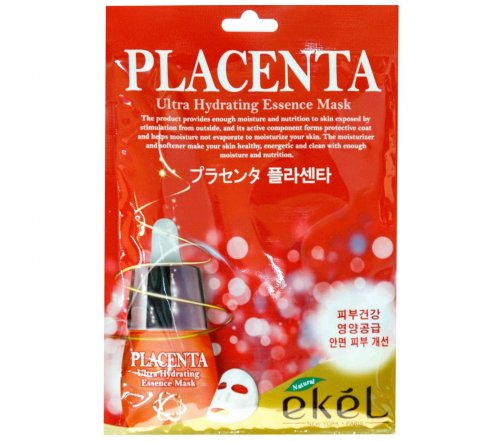 Ekel Маска тканевая для лица Placenta 25мл