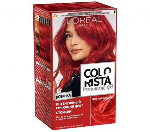 L'Oreal Paris Colorista Permanent Gel Краска для волос Яркий красный
