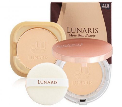 Lunaris More Than Beauty Пудра компактная 23 Натуральный бежевый 11гр+запас