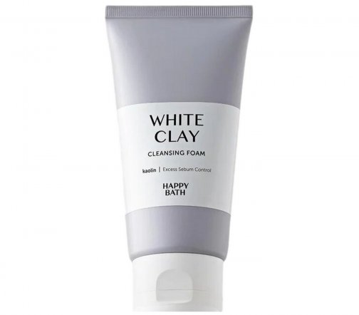 Happy Bath Пенка для умывания с белой глиной White Clay 150мл