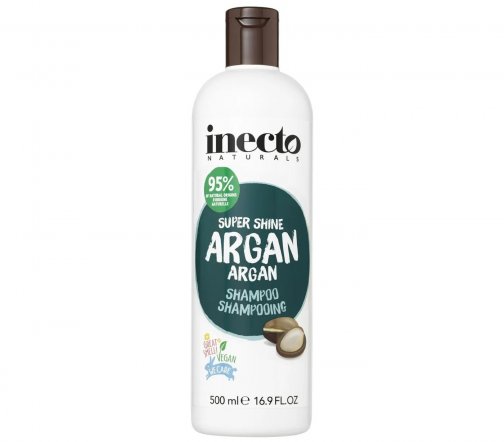 Inecto Naturals Шампунь питательный для придания блеска с аргановым маслом 500мл