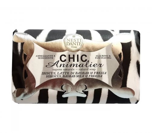 Nesti Dante Chic Animalier Мыло Шикарное Белое 250гр