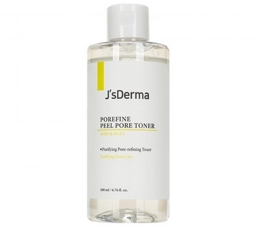 J'sDerma Pore Cleaning&Refine Glycolic Acid 1% Пилинг-тонер с гликолевой кислотой 200мл
