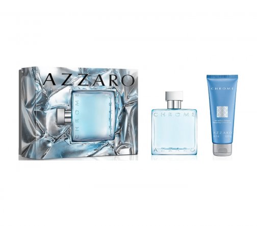 Azzaro Men Chrome Набор Туалетная вода 50мл+Шампунь 75мл