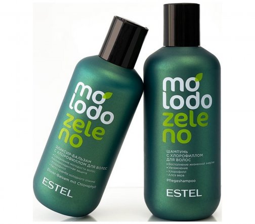 Estel Molodo Zeleno Набор Шампунь 250мл+Эликсир-бальзам 200мл