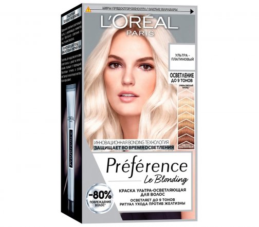 L'Oreal Paris Preference Краска для волос Ультра-платиновый блонд
