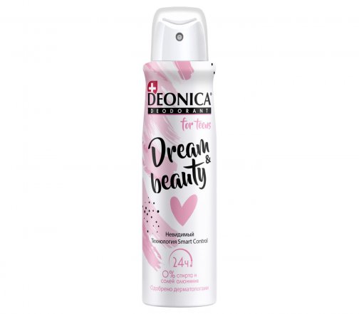 Deonica Дезодорант-спрей детский For Teens Dream&Beauty 150мл