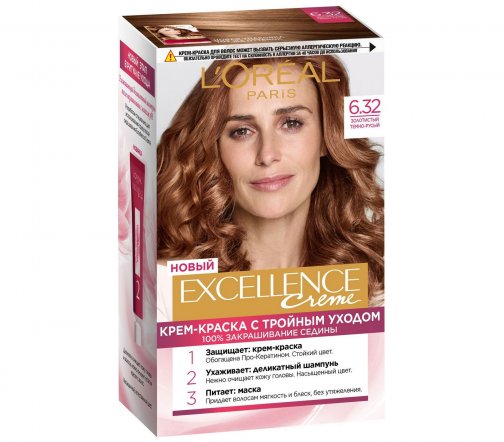 L'Oreal Paris Excellence Краска для волос 6.32