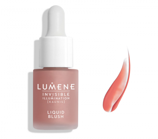 Lumene Invisible Illumination Румяна-флюид ухаживающие Розовый лепесток 15мл