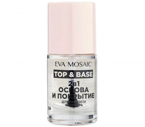 Eva Mosaic Основа и покрытие для ногтей 2в1 Top&Base